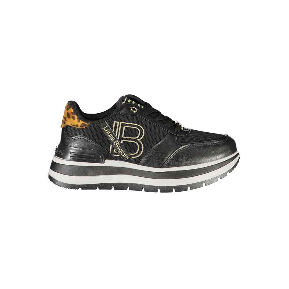 Laura Biagiotti Black Polyester Women Sneaker