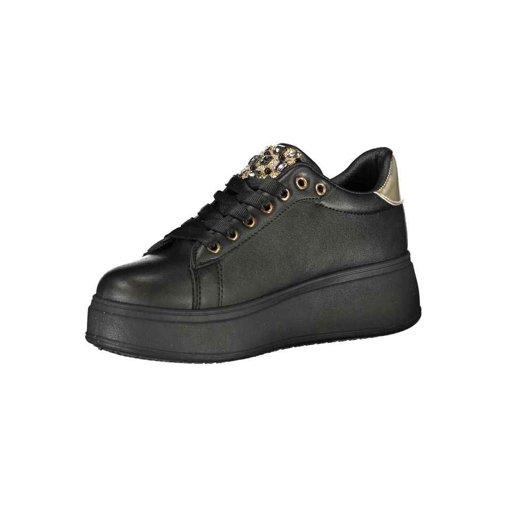 Laura Biagiotti Black Polyester Women Sneaker