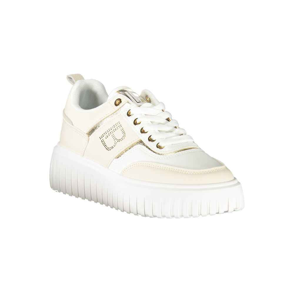 Laura Biagiotti Beige Polyester Women Sneaker