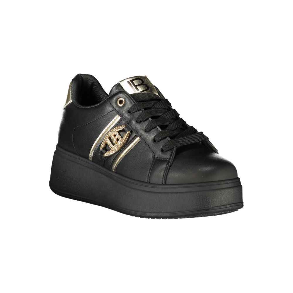 Laura Biagiotti Black Polyester Women Sneaker