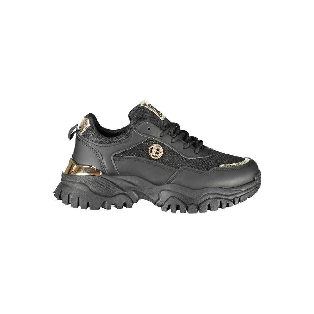 Laura Biagiotti Black Polyester Women Sneaker
