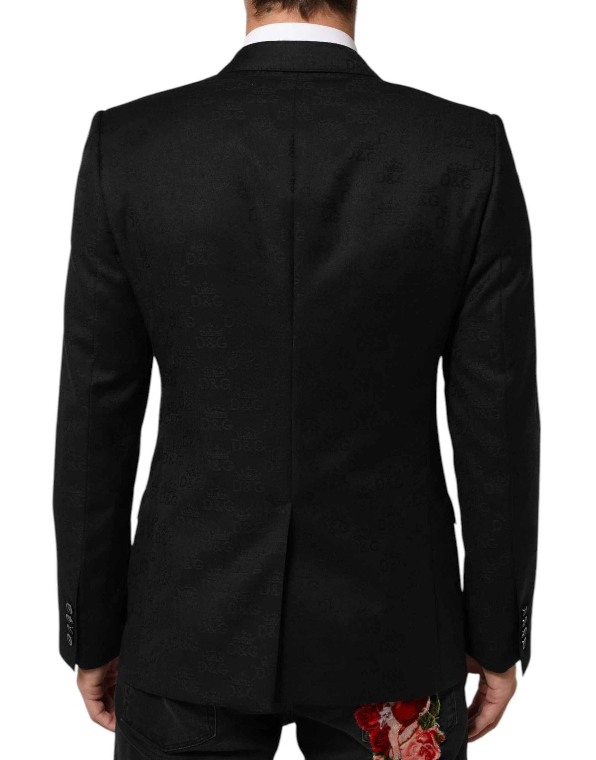 Dolce & Gabbana Black MARTINI 2 Buttons Suit Jacket Blazer