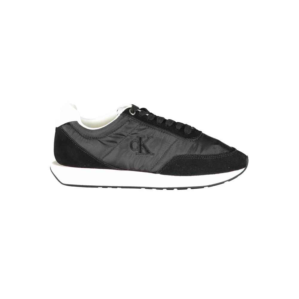 Calvin Klein Black Leather Women Sneaker