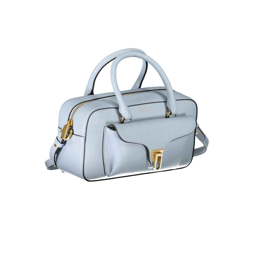 Coccinelle Blue Leather Handbag