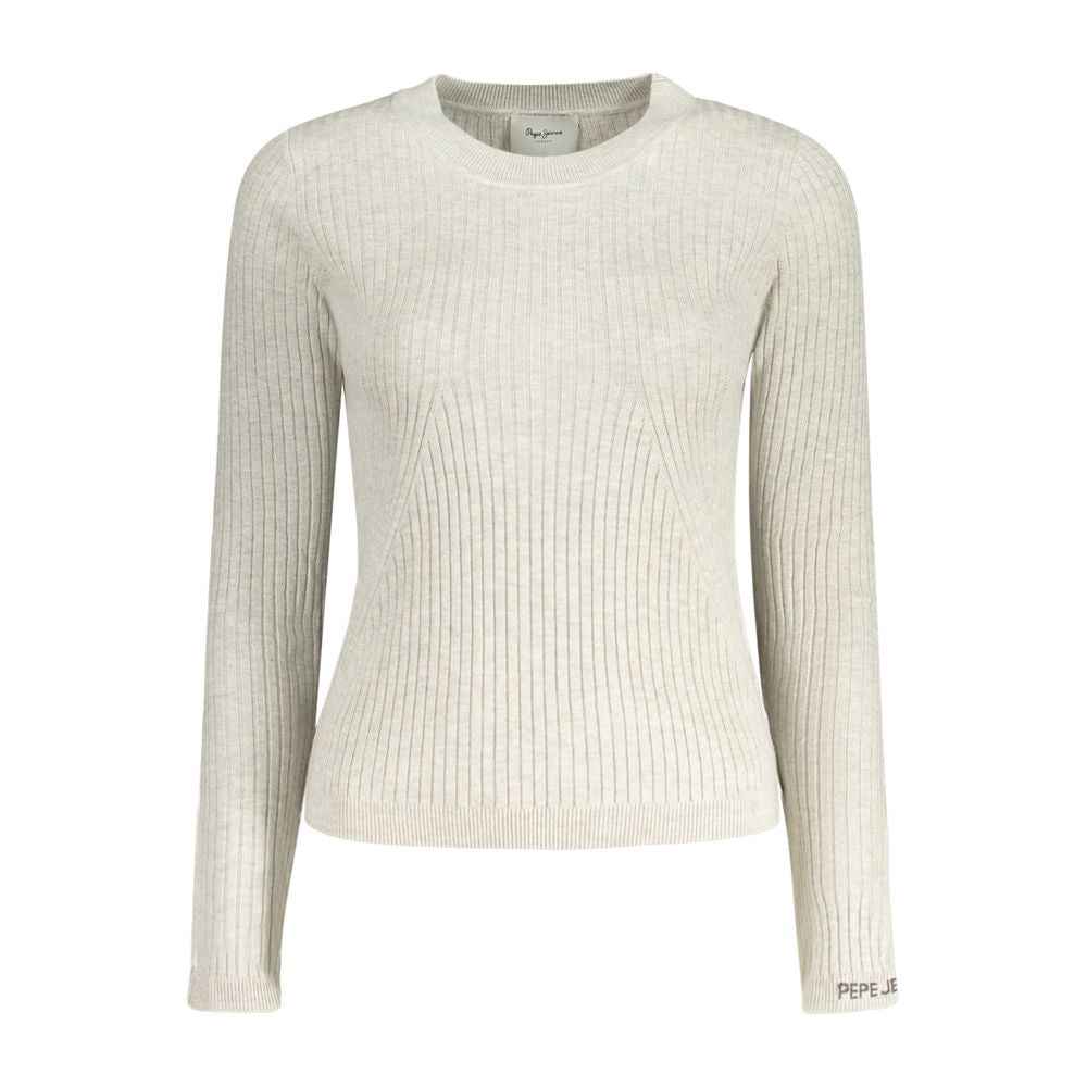 Pepe Jeans Gray Cotton Women Sweater