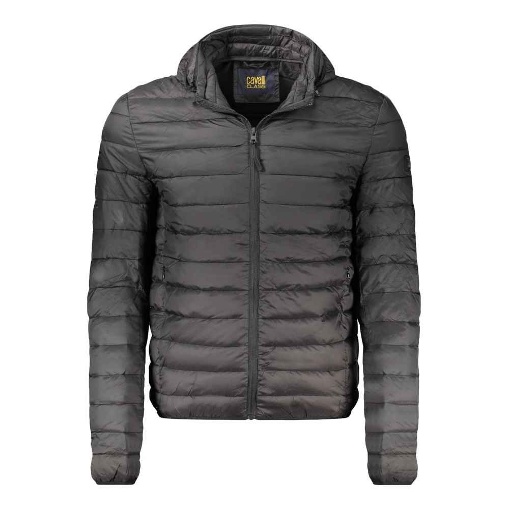 Cavalli Class Black Polyester Men's Jacket