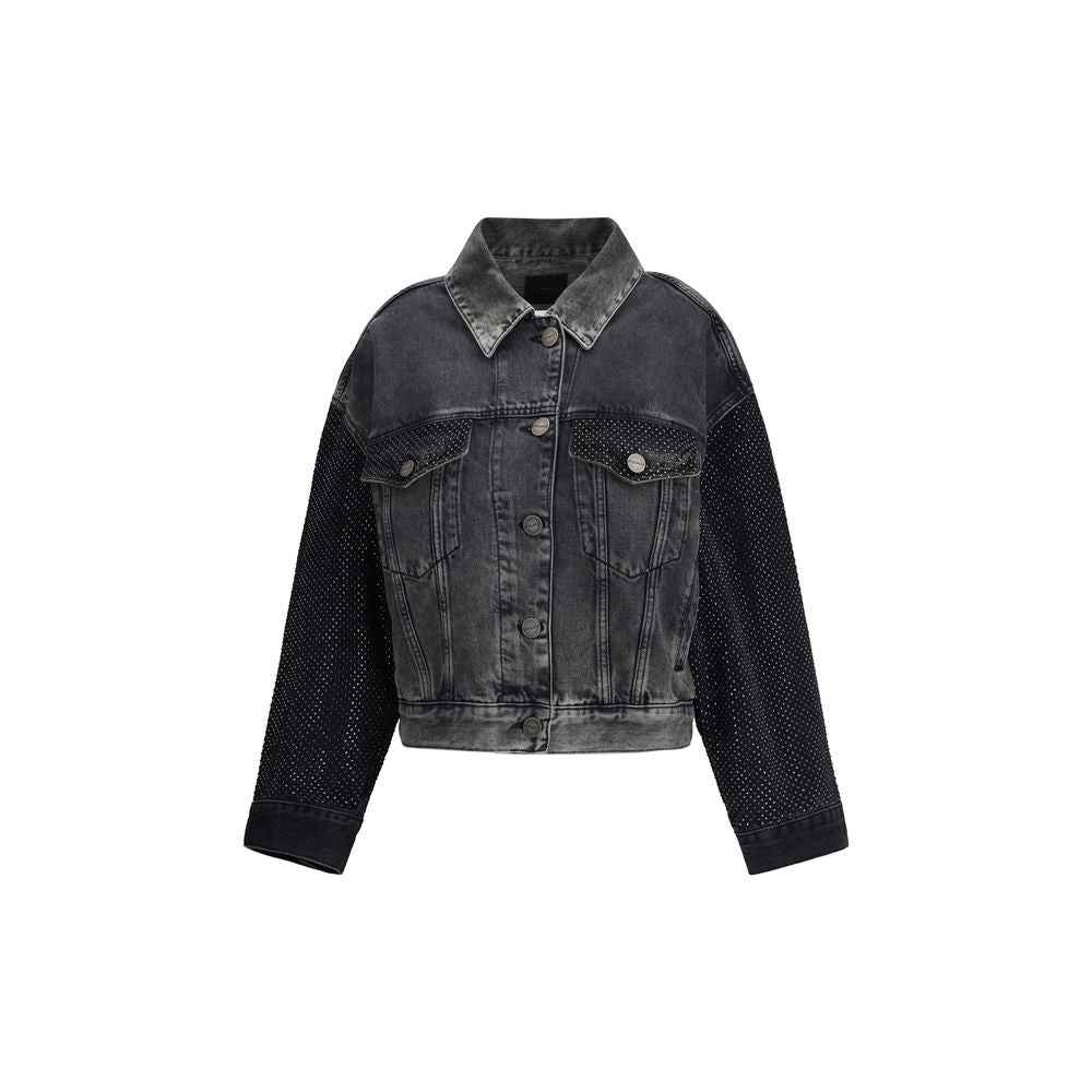 PINKO The Trucker jacket with mini studs
