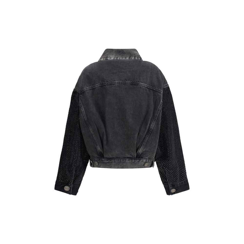 PINKO The Trucker jacket with mini studs