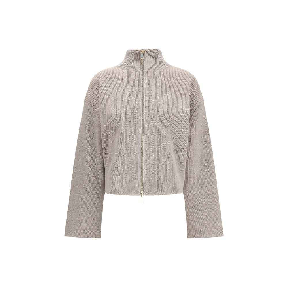 Fabiana Filippi Reversible Platinum Mohair Jacket
