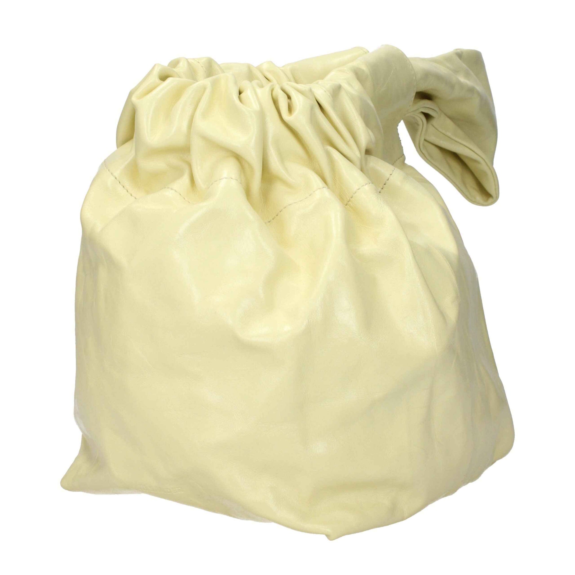 Jil Sander Yellow Leather Handbag