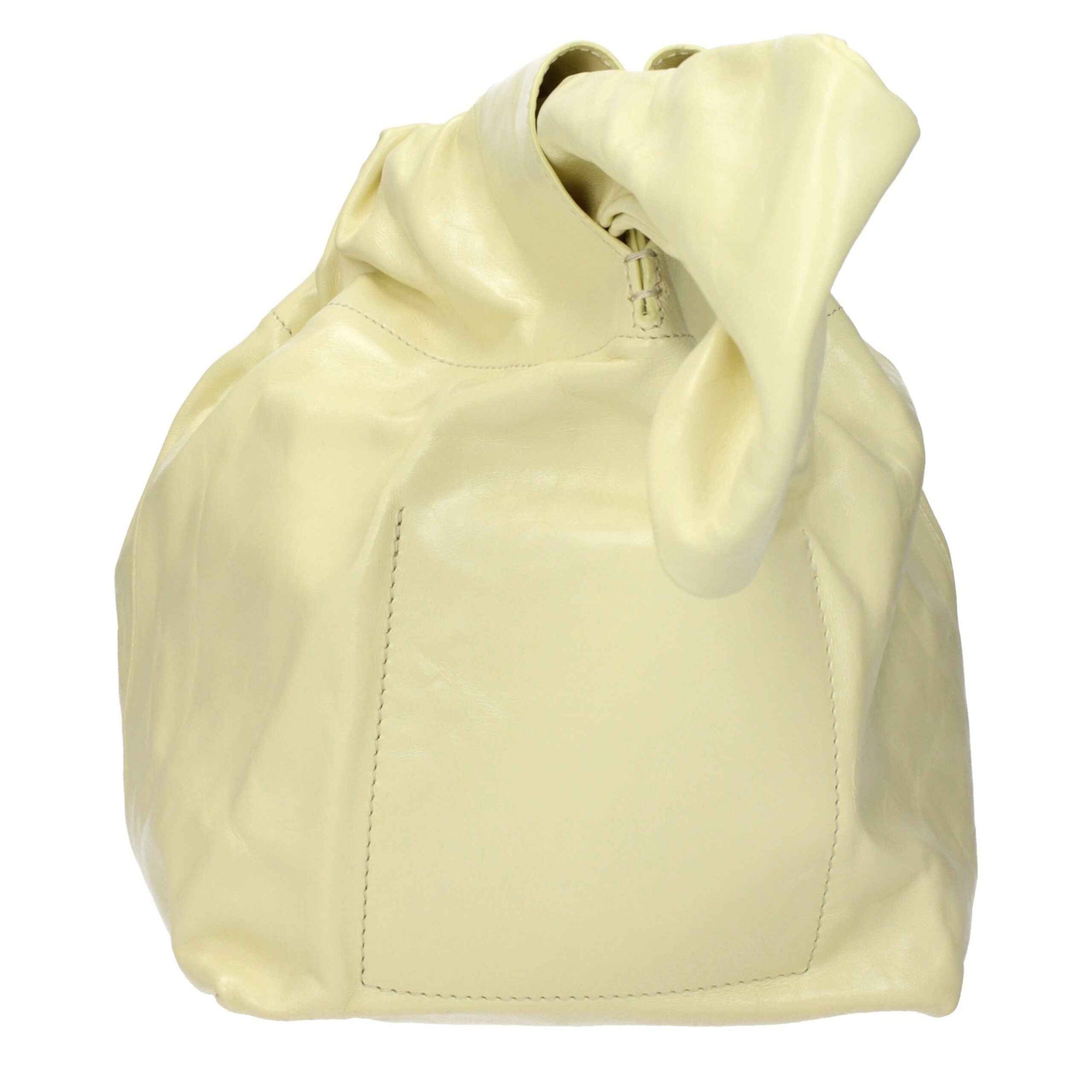 Jil Sander Yellow Leather Handbag