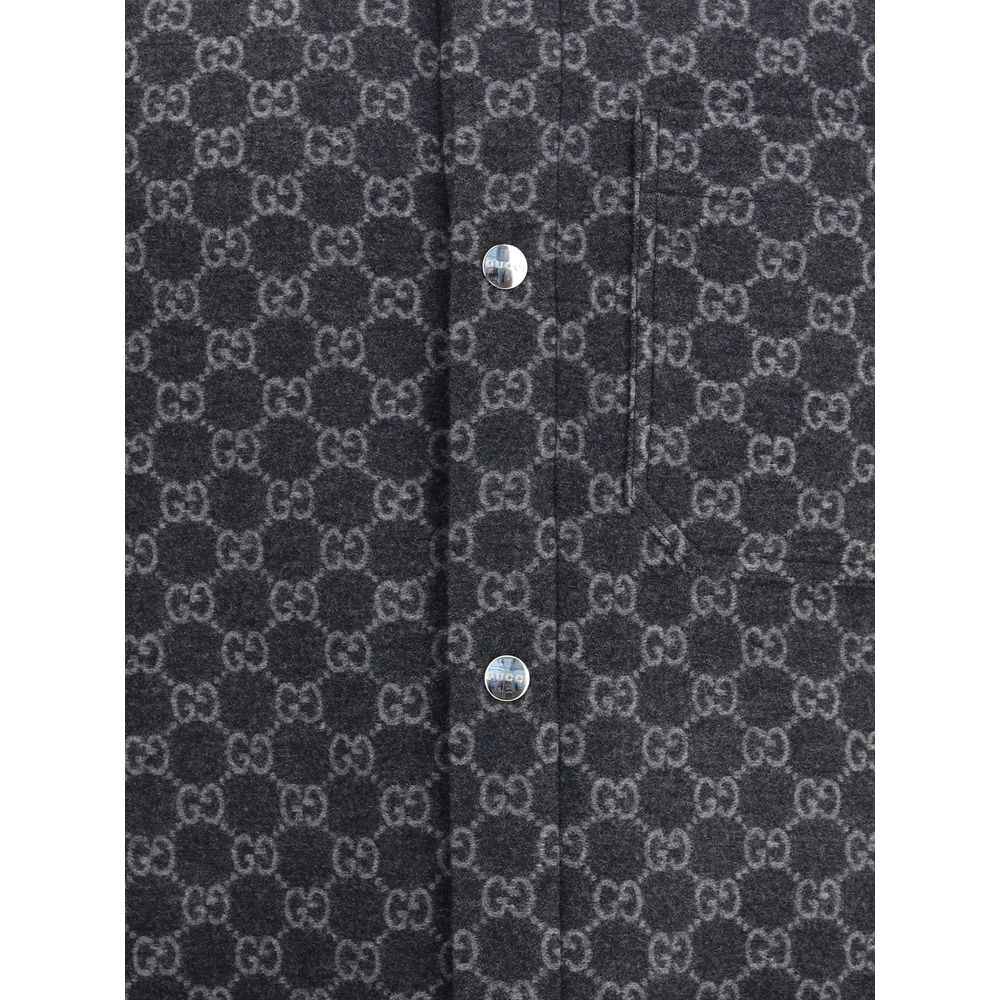 Gucci Wool Jacket with all-over GG monogram