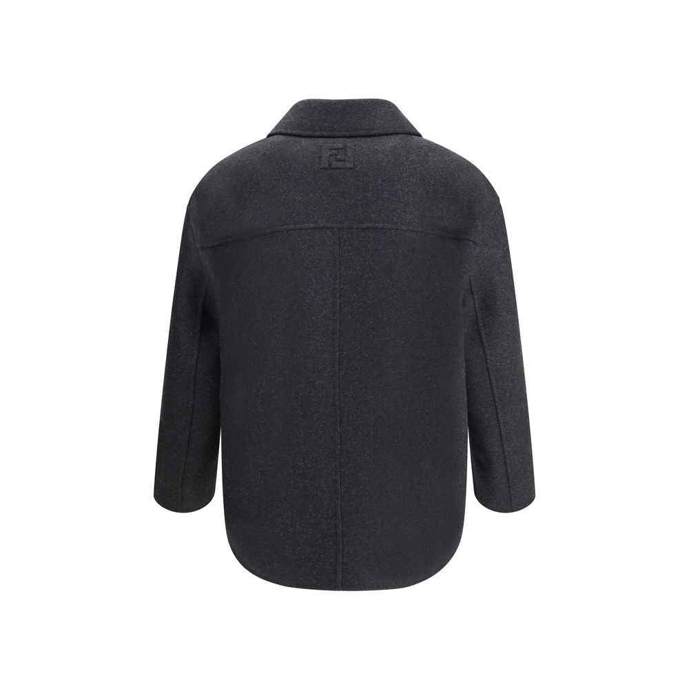 Fendi Wool felt double-breasted Caban Coat