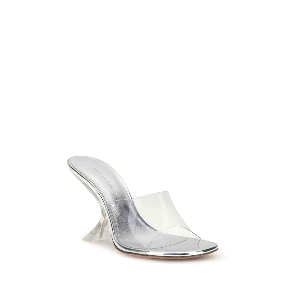 Amina Muaddi Taylor Glass Sandals