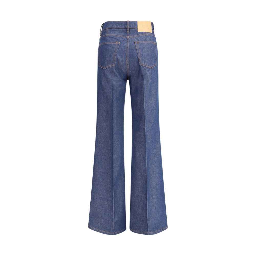 Ami Paris Flare fit Jeans in raw