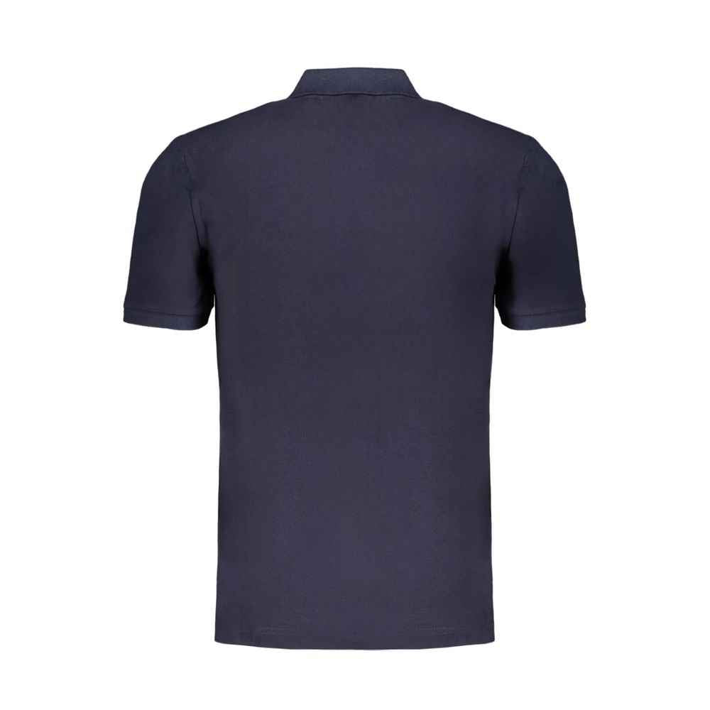Gianmarco Venturi Blue Cotton Polo Shirt