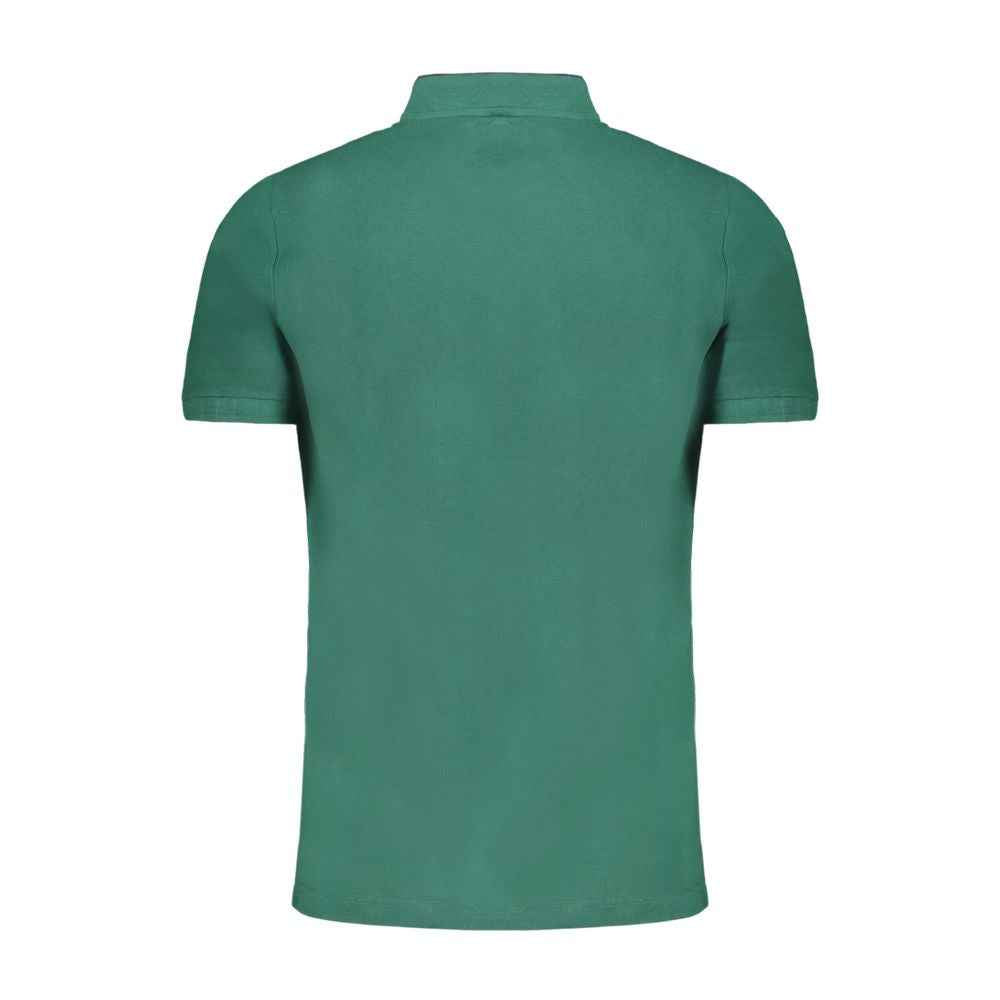 Gianmarco Venturi Green Cotton Polo Shirt