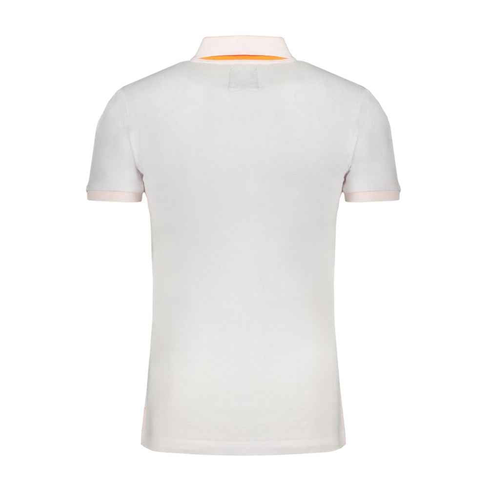 Gianmarco Venturi White Cotton Polo Shirt