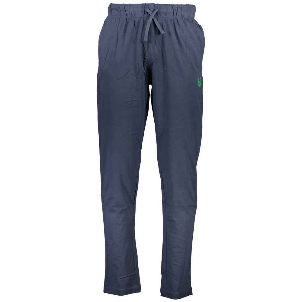Gianmarco Venturi Blue Cotton Pant
