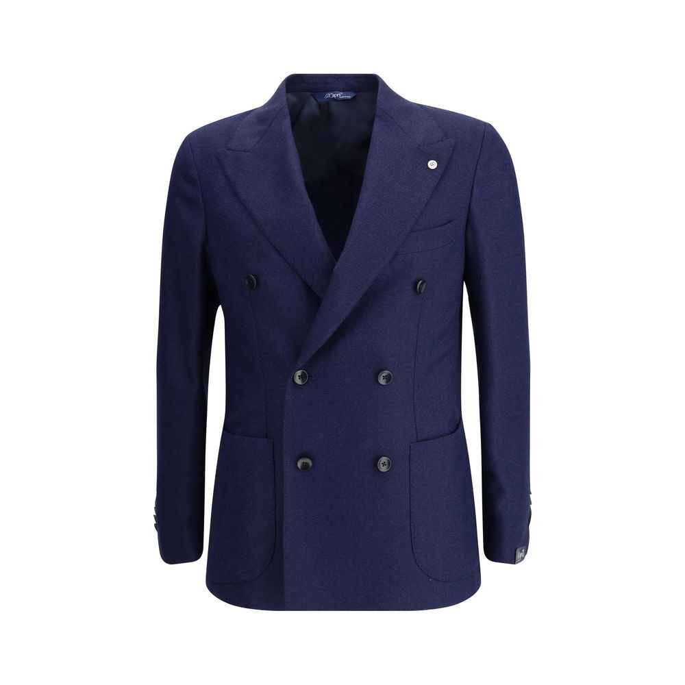 Gi Capri Double-Breasted Jacket in Virgin Wool
