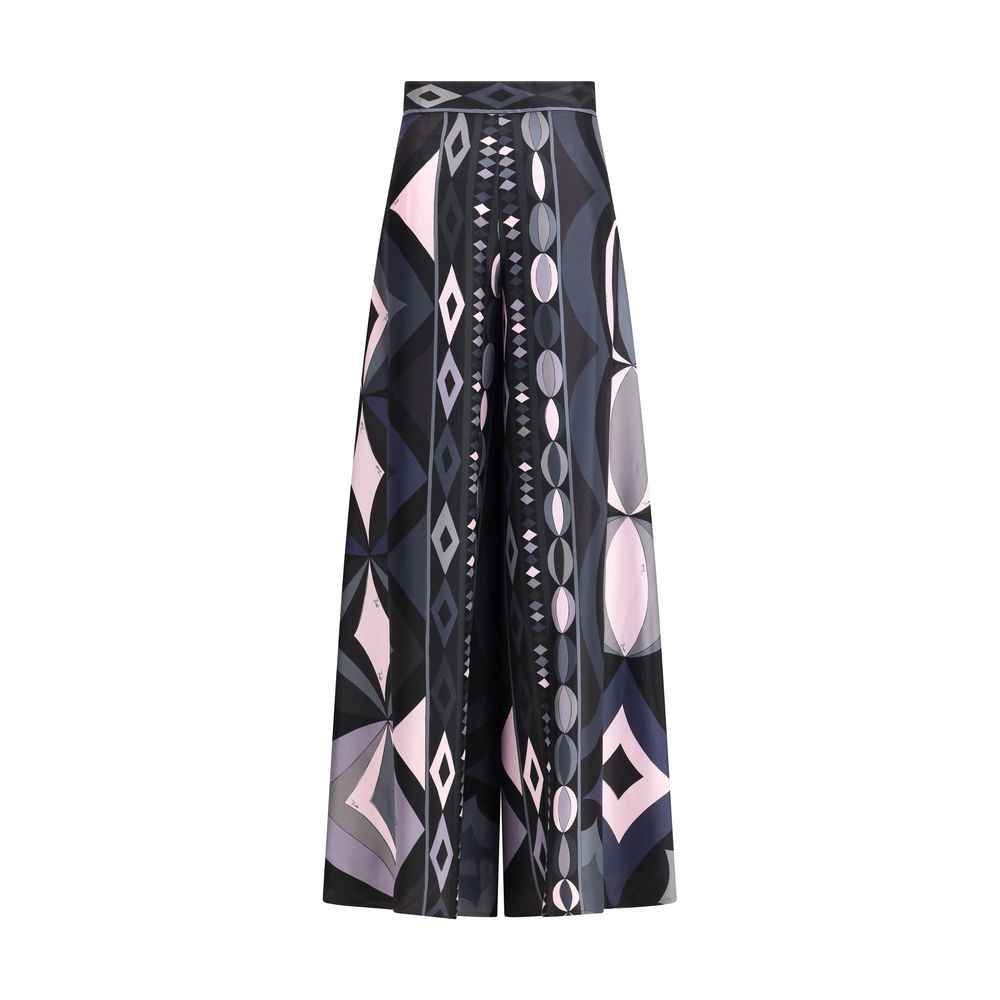 Emilio Pucci Silk wide leg Pants