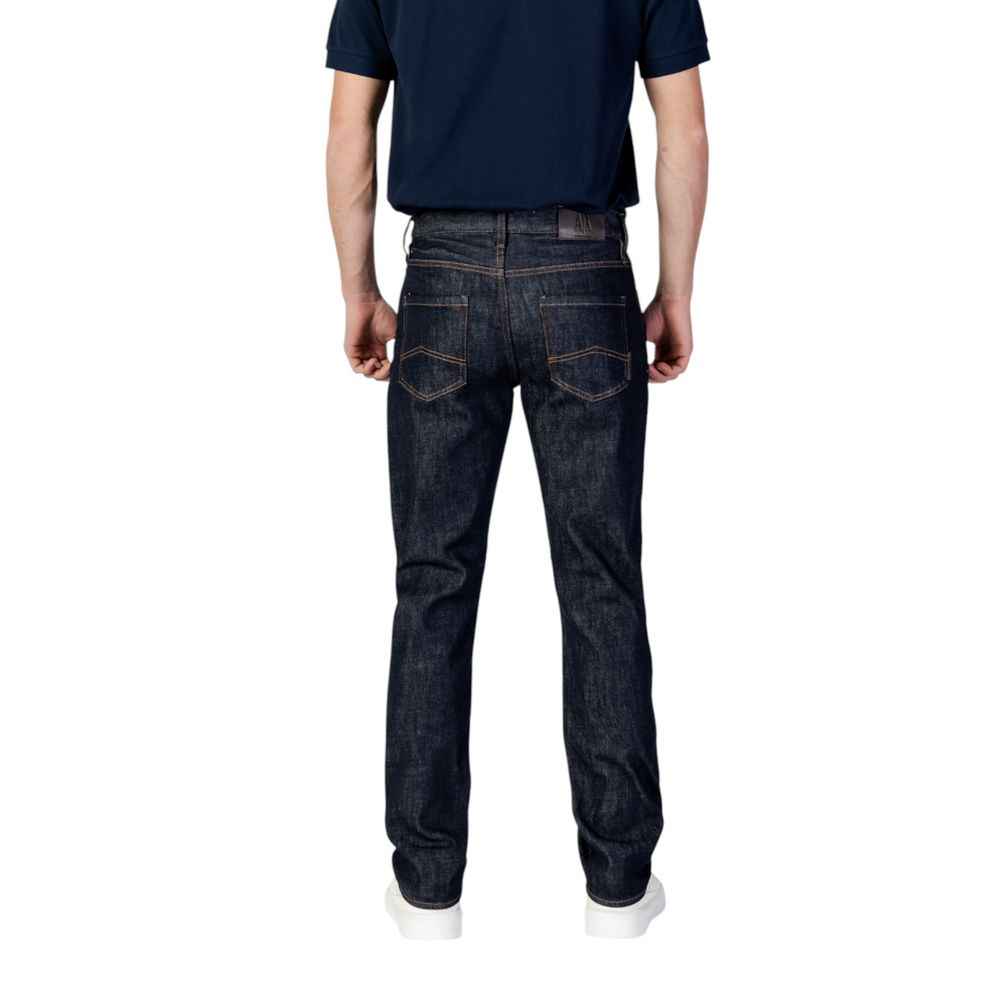 Armani Exchange Blue Polyester Skinny Jean