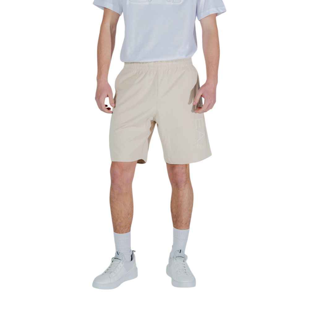 EA7 Emporio Armani Beige Cotton Bermuda