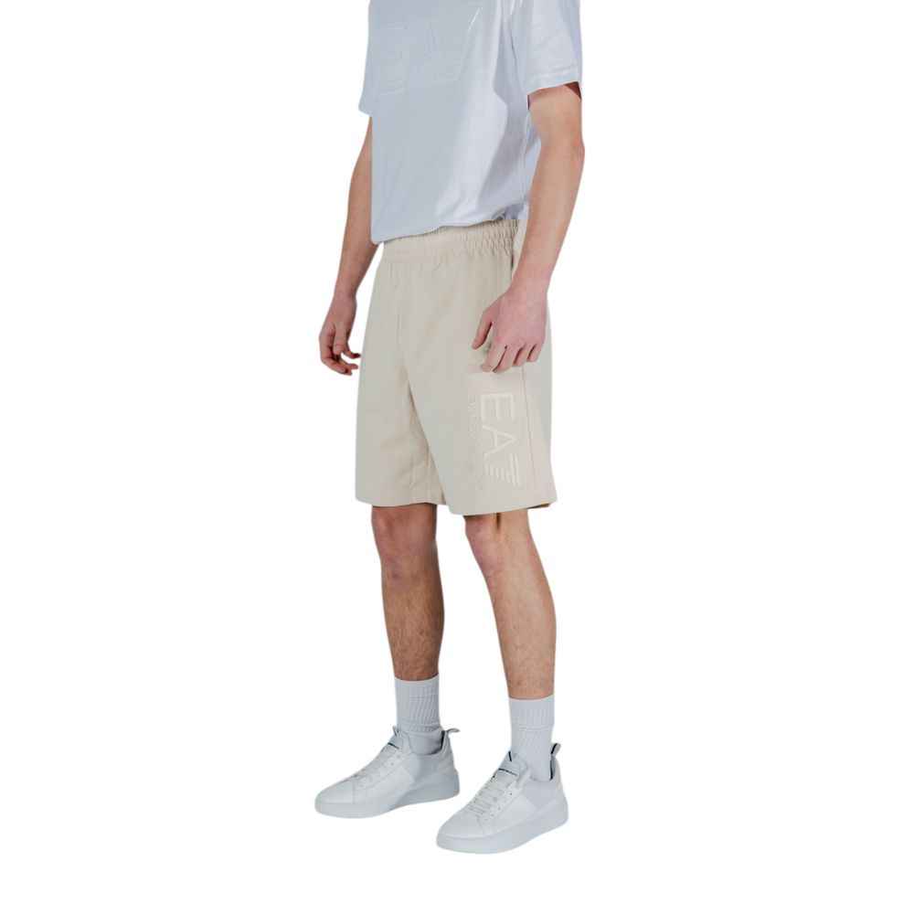 EA7 Emporio Armani Beige Cotton Bermuda