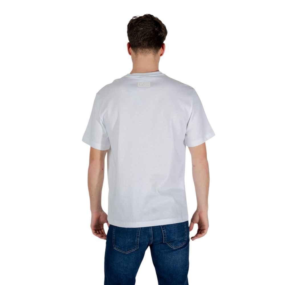 EA7 Emporio Armani White Cotton T-Shirt