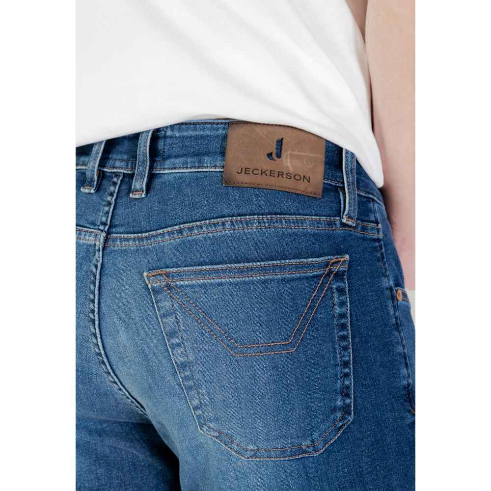 Jeckerson Blue Cotton Skinny Jean