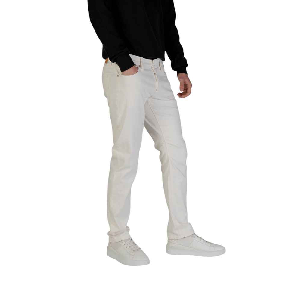 Jack Jones White Cotton Skinny Jean