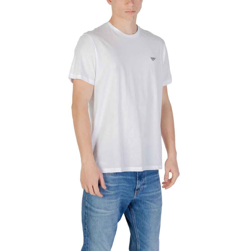 Emporio Armani Underwear White Cotton T-Shirt
