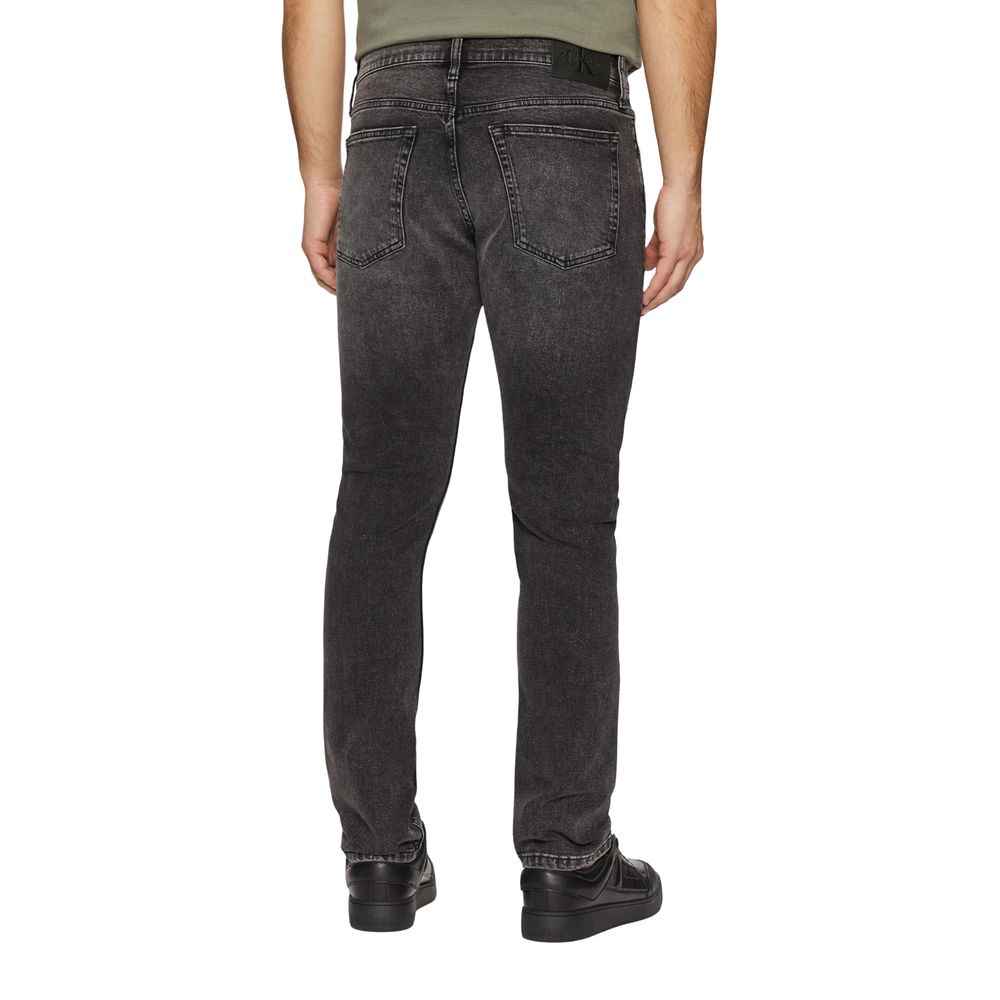 Calvin Klein Jeans Gray Cotton Skinny Jean