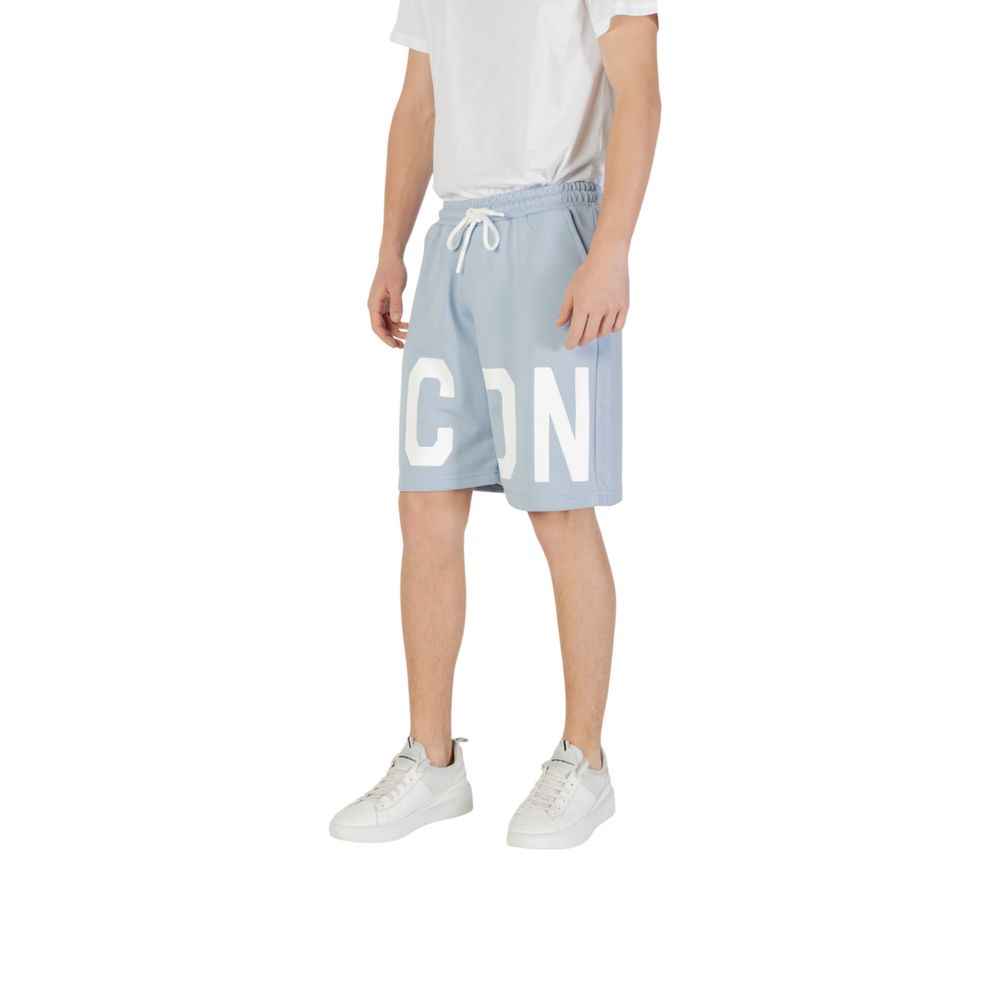 Icon Blue Cotton Bermuda