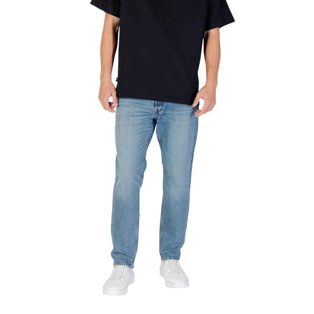 Jack Jones Blue Cotton Skinny Jean