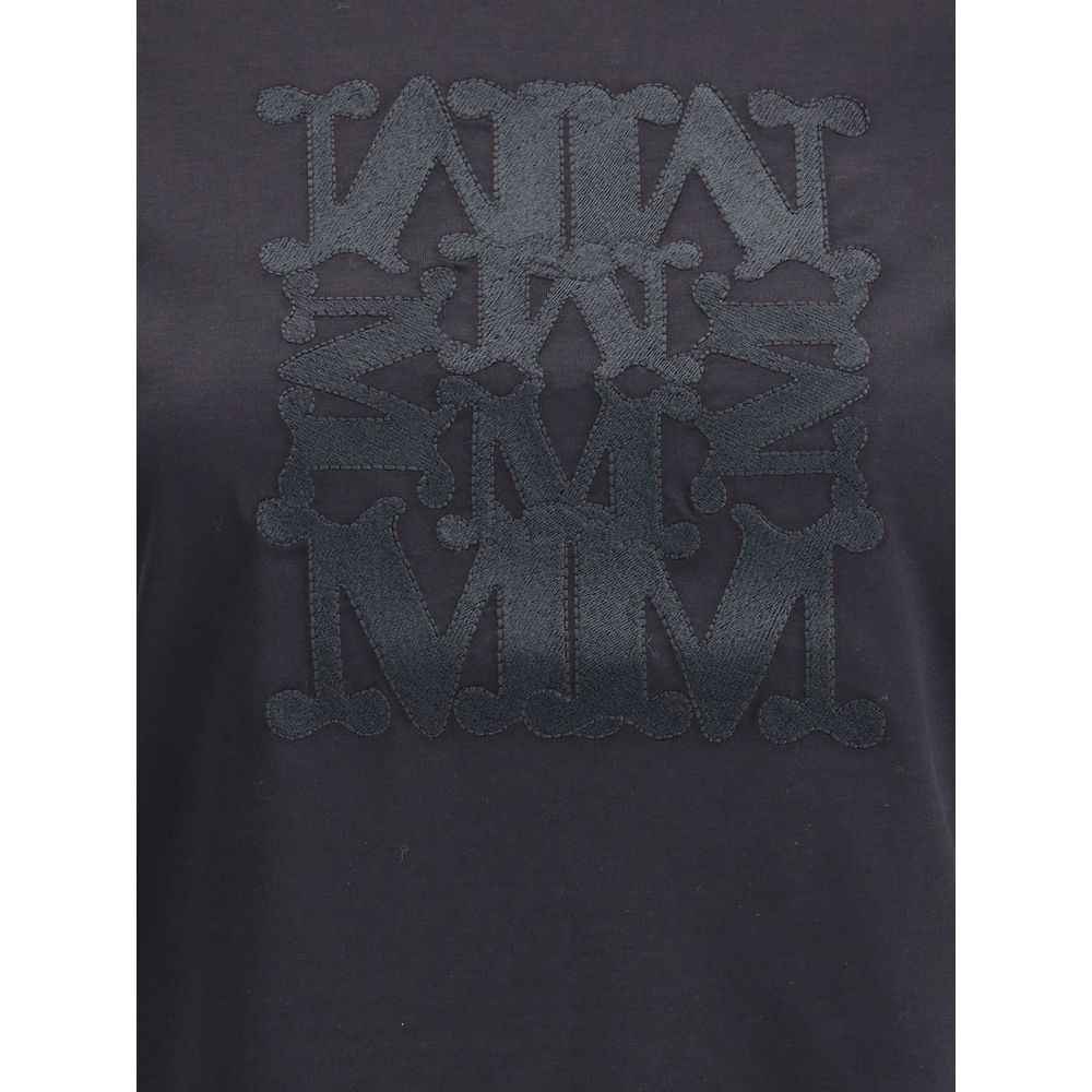 Max Mara Embroidered monogram T-shirt