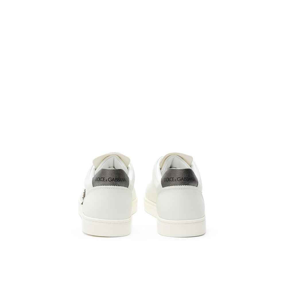 Dolce & Gabbana White Leather Sneaker