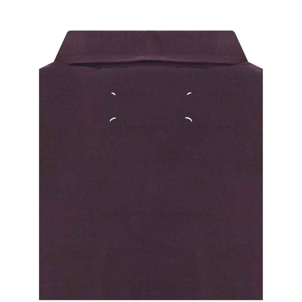 Margiela Semi-sheer polo Shirt