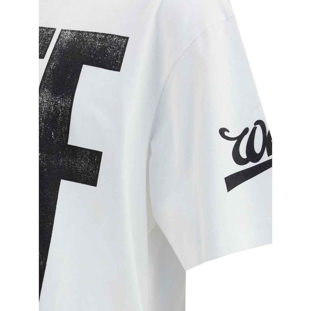 Off-White White Cotton T-Shirt