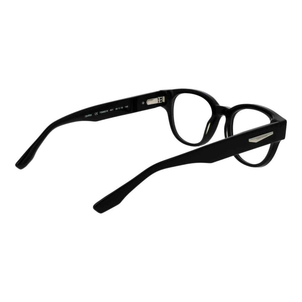 Trussardi Black Men Glasses Frame