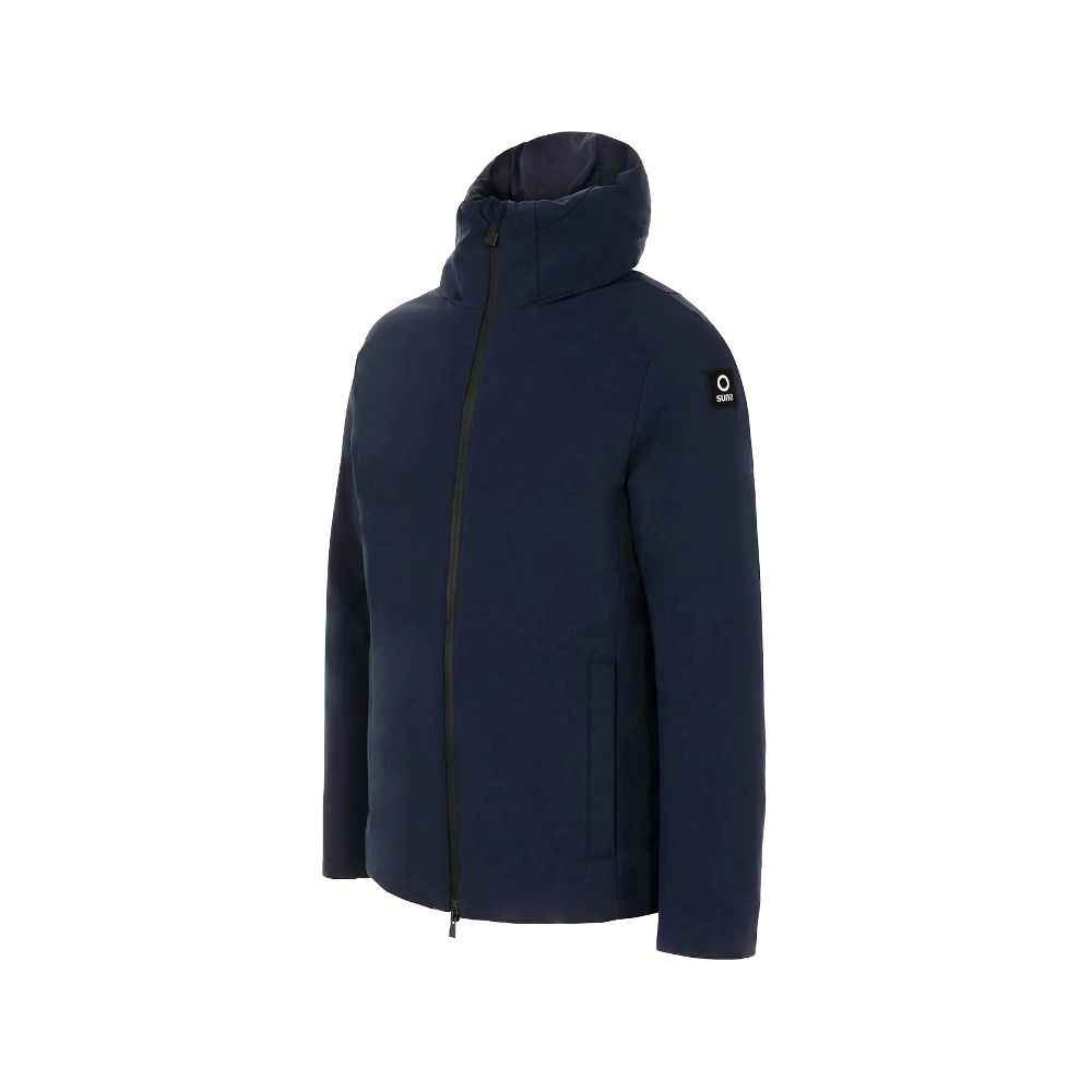 Suns Blue Polyester Jackets & Coat