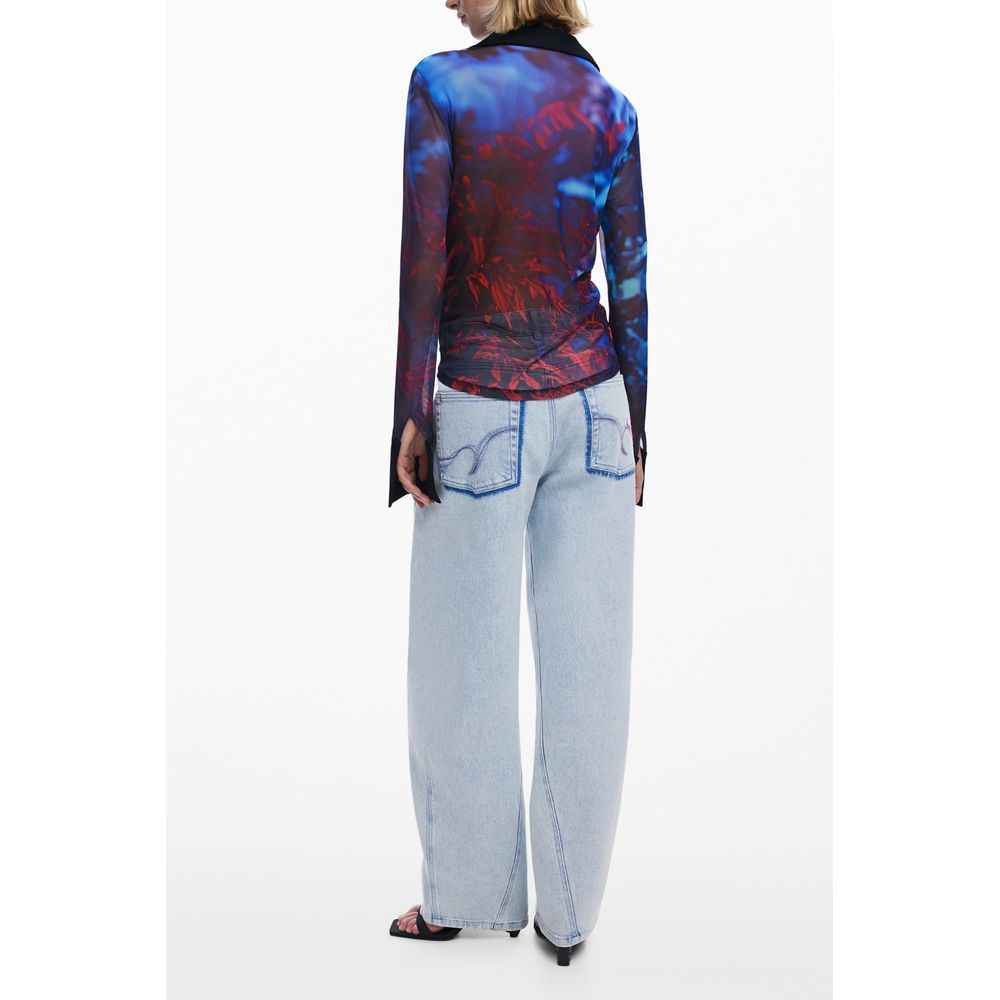 Desigual Black Polyester Shirt