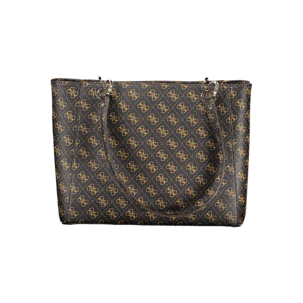 Guess Jeans Brown Polyethylene Handbag