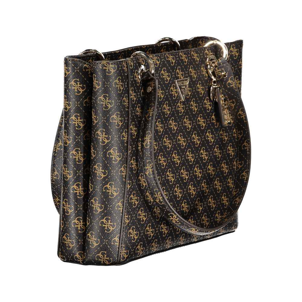 Guess Jeans Brown Polyethylene Handbag