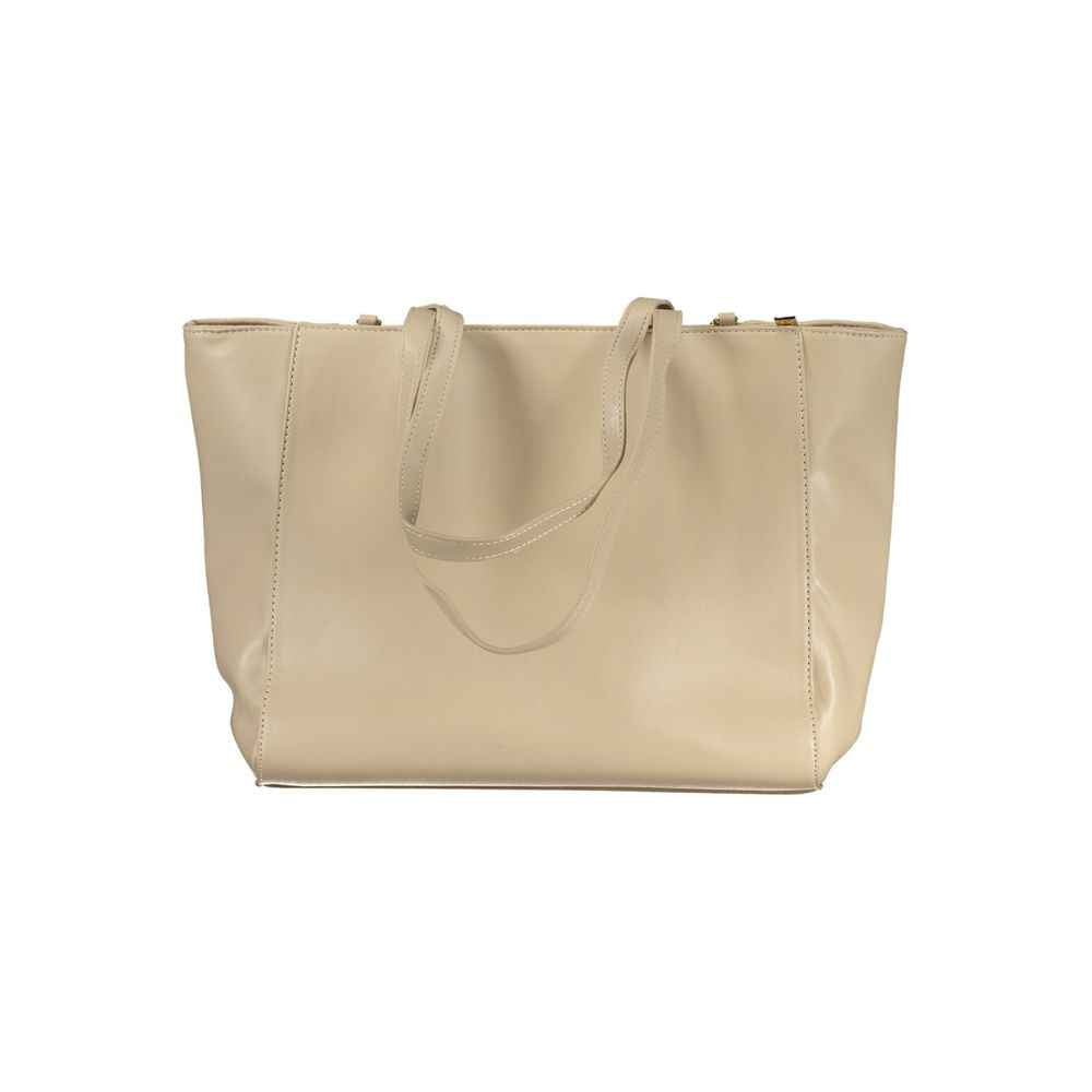Laura Biagiotti Beige PVC Women Handbag