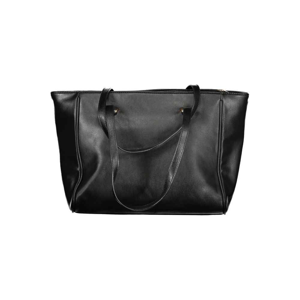 Laura Biagiotti Black PVC Women Handbag
