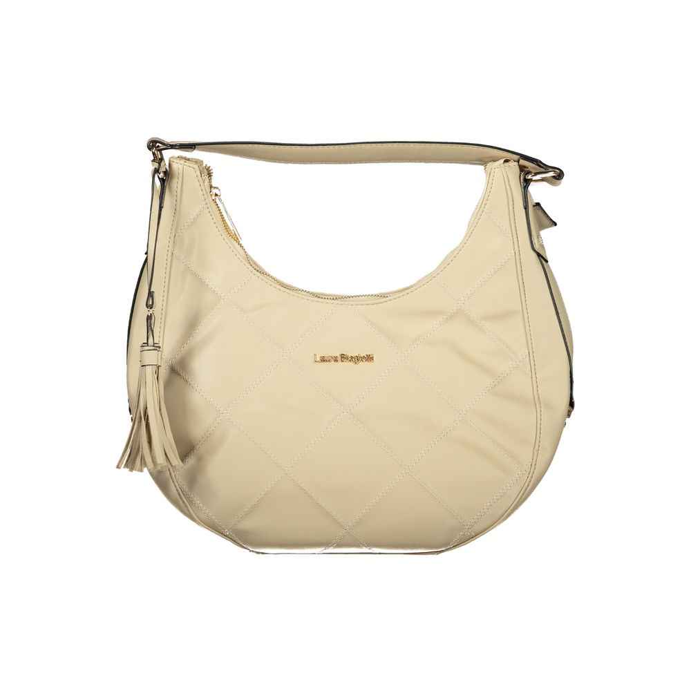 Laura Biagiotti Beige PVC Women Handbag