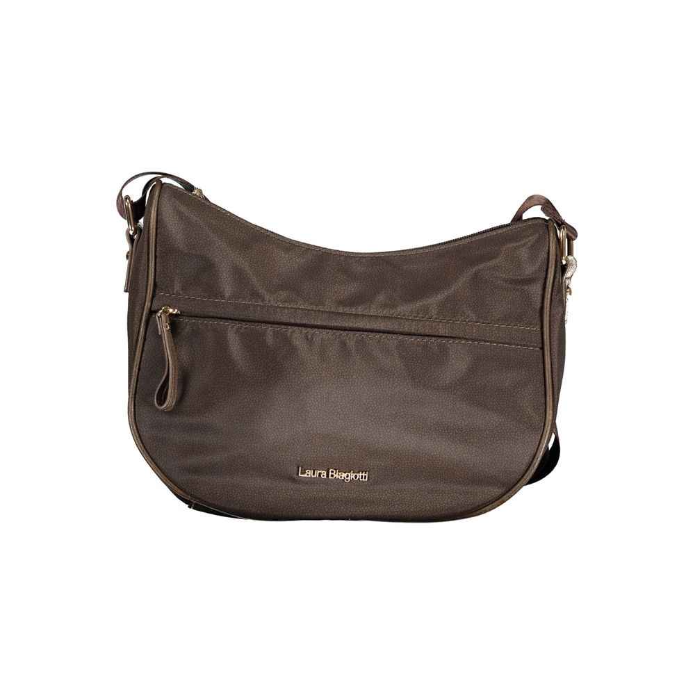 Laura Biagiotti Brown Polyester Women Handbag
