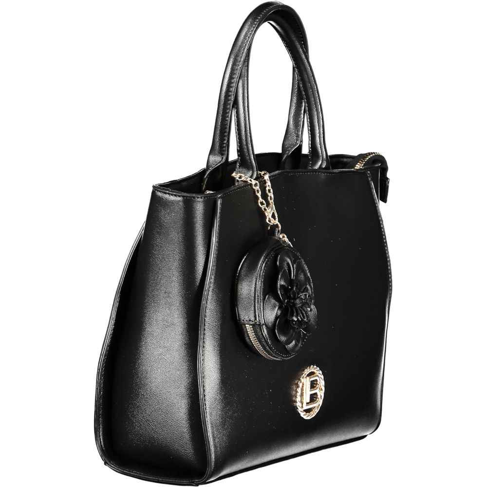 Laura Biagiotti Black PVC Women Handbag