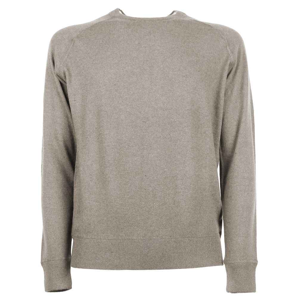Emilio Romanelli Beige Cashmere Men Sweater